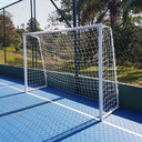 Ver imagem 2 de Par Rede Gol Futsal Futebol de Salão Fio 4mm Proteção U.v.