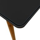 Ver imagem 4 de Mesa De Jantar Retangular 120cm 4 Lugares Veneza Plus C14 Preto - Mpozenato