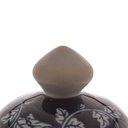 Ver imagem 4 de Potiche Vaso Decorativa em Porcelana Azul e Branco para Sala Quarto Eventos - 34x23cm