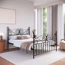 Ver imagem 1 de Cama King em Ferro Clássica Elizabeth:preto
