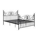 Ver imagem 4 de Cama King em Ferro Clássica Elizabeth:preto