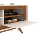 Ver imagem 3 de Rack Channel Nature/off White - Fabri Moveis