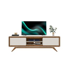 Rack Channel Nature/off White - Fabri Moveis - 2
