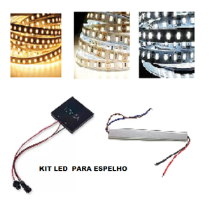 Kit de Led para Espelho Branco Neutro