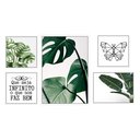 Ver imagem 1 de Quadros Decorativos Composição Ii - Moldura Branca 5 Peças