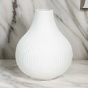 Ver imagem 2 de Vaso Decor Ceramica Branco 24,5cmx21cm Florarte