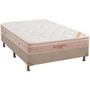 Ver imagem 1 de Cama Box Casal: Colchão Espuma Ortobom Viscomemory + Base CRC Suede Clean(138x188)