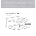 Ver imagem 2 de Cooktop à Gás Suggar 5 Queimadores Inox Bivolt Fg5135Ix