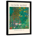 Ver imagem 1 de Quadro Decorativo Gustav Klimt Farm Garden With Sunflowers