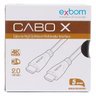 Cabo Hdmi Exbom 2.0 Ultra Hd Cbx-hx50sm 5 Metros Gold - 4