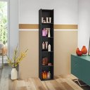 Ver imagem 3 de Estante Livreiro 4 Prateleiras Janaína - AJL Móveis - Preto