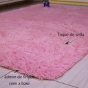 Ver imagem 2 de Tapete para Sala Antiderrapante 2,00x2,40M Rosa Premium