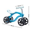 Ver imagem 2 de Bicicleta Infantil Balance Bike Futurista sem Pedal 4 Rodas - Equilíbrio e Diversão Cor:azul