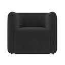 Ver imagem 3 de Poltrona Sala de Estar Decorativa Kit 2 Laguna Veludo Preto K01 - D'Rossi