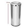 Lixeira Aço Inox 50 Litros C19 Inox - 2