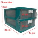 Ver imagem 4 de Gaveteiro Organizador 2 Gavetas Plasnorthon Resisten 6000 Vd