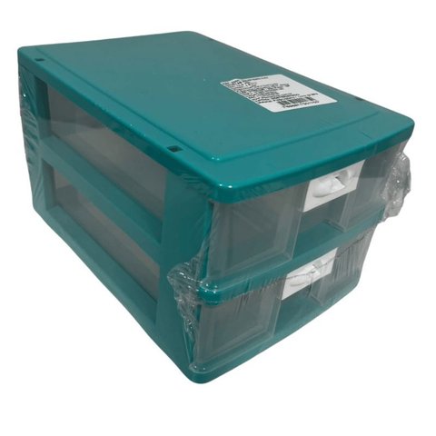 Gaveteiro Organizador 2 Gavetas Plasnorthon Resisten 6000 Vd