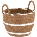 Ver imagem 4 de Jogo 3 Cesta Decorativa Organizadora Multiuso Lemnos Fibra Marrom