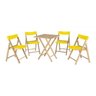 Conjunto Mesa e 4 Cadeiras Dobráveis Potenza Tramontina - 1