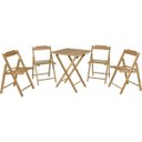 Ver imagem 2 de Conjunto Mesa e 4 Cadeiras Dobráveis Beer Teca 