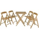 Ver imagem 1 de Conjunto Mesa e 4 Cadeiras Dobráveis Beer Teca 