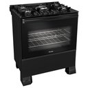 Ver imagem 2 de Fogão À Gás 5 Bocas Mueller, Preto Fosco Mfv5bf