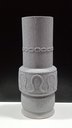 Ver imagem 2 de Vaso Decorativo Enfeite Casa Cerâmica 42x17x17cm Cinza