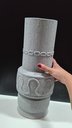 Ver imagem 3 de Vaso Decorativo Enfeite Casa Cerâmica 42x17x17cm Cinza