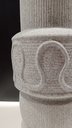 Ver imagem 5 de Vaso Decorativo Enfeite Casa Cerâmica 42x17x17cm Cinza