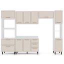 Ver imagem 4 de Armário de Cozinha Modulada Completa 5 Peças 310cm com Tampo 100% Mdf Amara Politorno Móveis