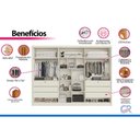 Ver imagem 5 de Guarda Roupa Casal 6 Portas 2VID 6GAV Madri Off White Europa