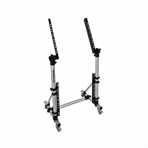 Rack Titanium RL80 Suporte Para Periféricos 19 Polegadas Com Rodízios Fixos e Travantes