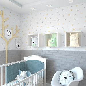 Conjunto 3 Nichos para Quarto Infantil