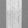 Papel de parede sala quarto linhas preto e branco decoração - 2