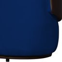 Ver imagem 5 de Kit 1 Poltrona 1 Namoradeira e 1 Puff Grande Design Orgânico Beatriz Veludo Composê Corino Marrom - 
