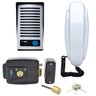 Kit Interfone Residencial HDL F8 NTL Com Fechadura Elétrica C90 Com Abertura para Fora e Cilindro Aj - 1