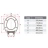 Assento Sanitário Smart Soft Close Tigre Amortecimento Universal - 5