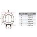 Ver imagem 5 de Assento Sanitário Smart Soft Close Tigre Amortecimento Universal
