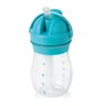 Copo Infantil com canudo abre e fecha azul 250ml oxo tot - 1