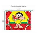 Ver imagem 2 de Papel De Parede Adesivo Painel Turma da Mônica Magali Melancia