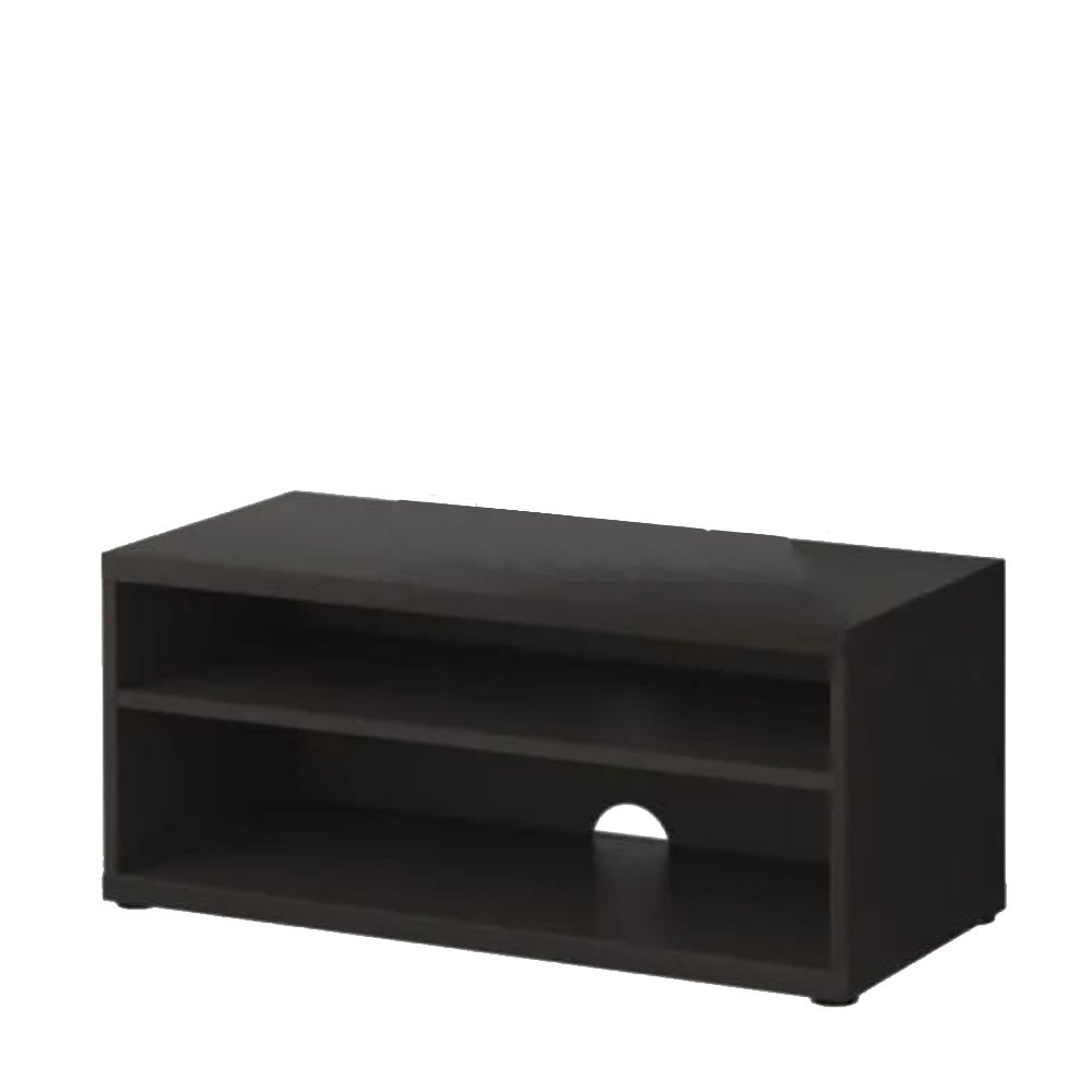 Rack Sala Preto De Chão Para Tv Ate 32 Polegadas Em Mdf - 1