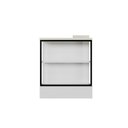 Ver imagem 2 de Balcão de Cozinha Modulado C/ Tampo Évora Ph 3070 C/ 2 Prateleiras 78.5cm Branco/cinza Argila -