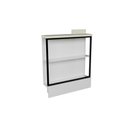 Ver imagem 1 de Balcão de Cozinha Modulado C/ Tampo Évora Ph 3070 C/ 2 Prateleiras 78.5cm Branco/cinza Argila -