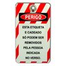Etiqueta De Bloqueio Tagout Ps 0,30Mm - Pacote Com 10 Peças - 3