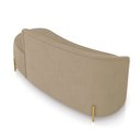 Ver mais imagens de Sofá 3 Lugares Orgânico 180cm Pé Dourado Morgan Suede Marrom R D03 - D’Rossi