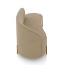 Ver imagem 7 de Sofá 3 Lugares Orgânico 180cm Pé Dourado Morgan Suede Marrom R D03 - D’Rossi
