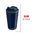 Ver imagem 3 de Copo Térmico com Tampa 400 Ml Azul - Unitermi