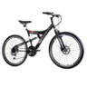 Bicicleta Track & Bikes TB 500, Aro 26, 21 marchas, Dupla Suspensão, Preta - 1