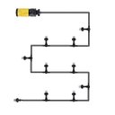 Ver imagem 4 de Mangueira Climatizadora Nevoa Sistema Irrigação Kit 10 M Jardim Quintal Grama