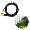 Ver imagem 1 de Mangueira Climatizadora Nevoa Sistema Irrigação Kit 10 M Jardim Quintal Grama